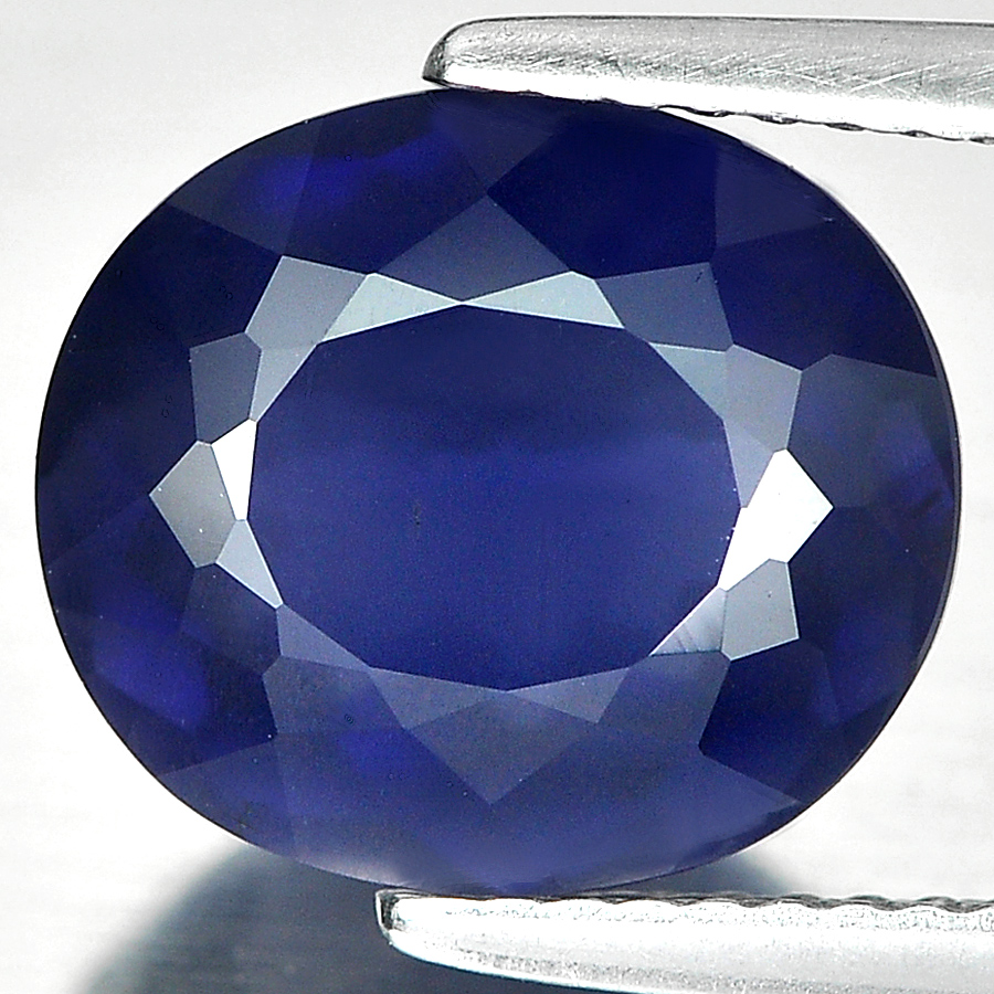 Unheated 4.31 Ct. Natural Violet Blue Iolite Gemstone Oval Shape