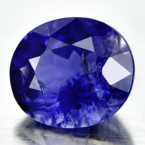 1.73 Ct. Attractive Natural Violet Blue Iolite Oval Shape Gemstone