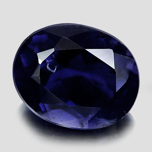 2.07 Ct. Oval Shape Natural Gemstone Violet Blue Iolite Unheated