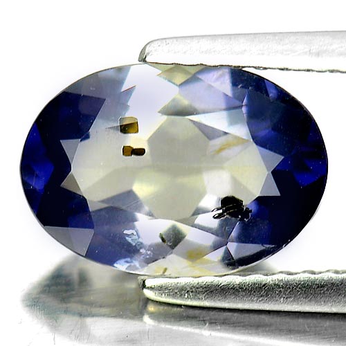 Unheated 2.25 Ct. Attractive Oval Natural Violet Blue Iolite Gem