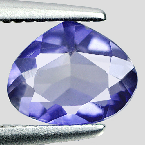 0.61 Ct. Attractive Pear Shape Natural Violet Blue Iolite Madagascar Unheated