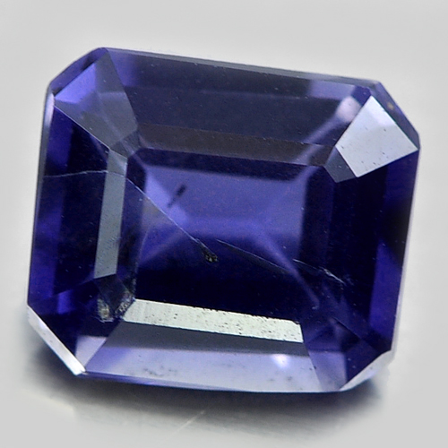 0.80 Ct. Octagon Shape Natural Gemstone Violet Blue Iolite Unheated