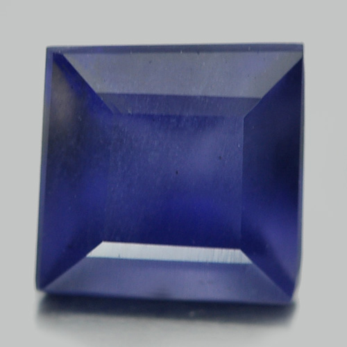 0.86 Ct. Alluring Square Natural Gemstone Violet Blue Iolite Madagascar