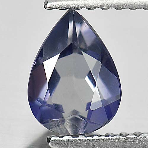 0.85 Ct. Pear Shape Natural Gem Violet Blue Iolite Unheated