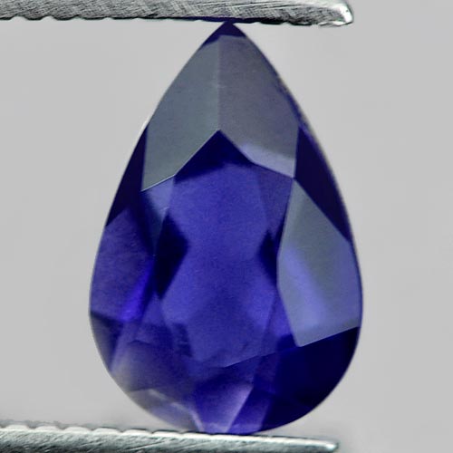 Calibrate Size 0.87 Ct. Pear Shape Natural Gemstone Violet Blue Iolite