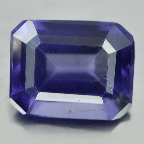 0.69 Ct. Beautiful Octagon Shape Natural Violet Blue Iolite Unheated