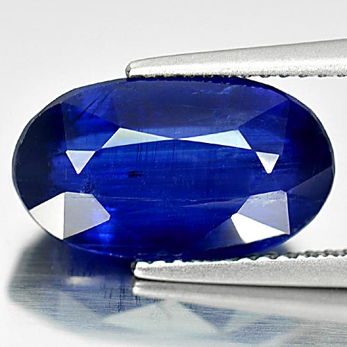 Calibrate Size 6.90 Ct. Oval Natural Gem Blue Kyanite Unheated