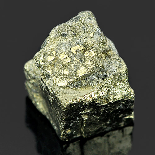 25.66 Ct. Alluring Mineral Metallic Luster And Pale Brass - Yellow Gold Pyrite