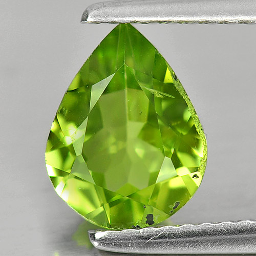 1.61 Ct. Good Gemstone Natural Green Peridot Pear Shape Unheated