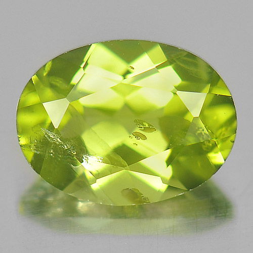 Calibrate Size 1.41 Ct. Oval Shape Natural Gemstone Green Peridot