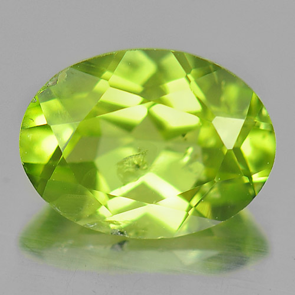 Good Color 1.36 Ct. Oval Shape Natural Gemstone Green Peridot