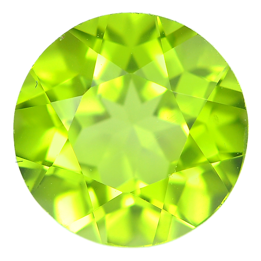 1.61 Ct. Round Shape Natural Gemstone Green Peridot From Pakistan Unheated