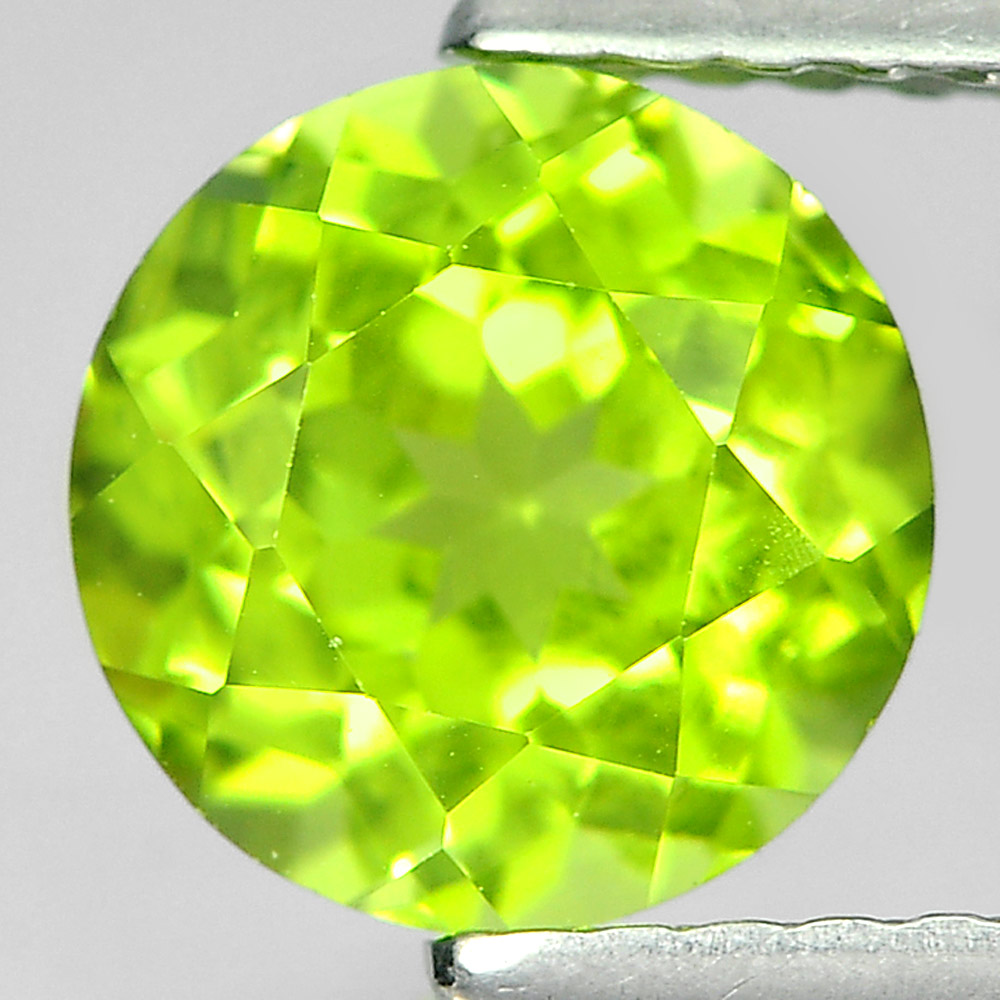 1.77 Ct. Round Shape Natural Gemstone Green Peridot From Pakistan Unheated