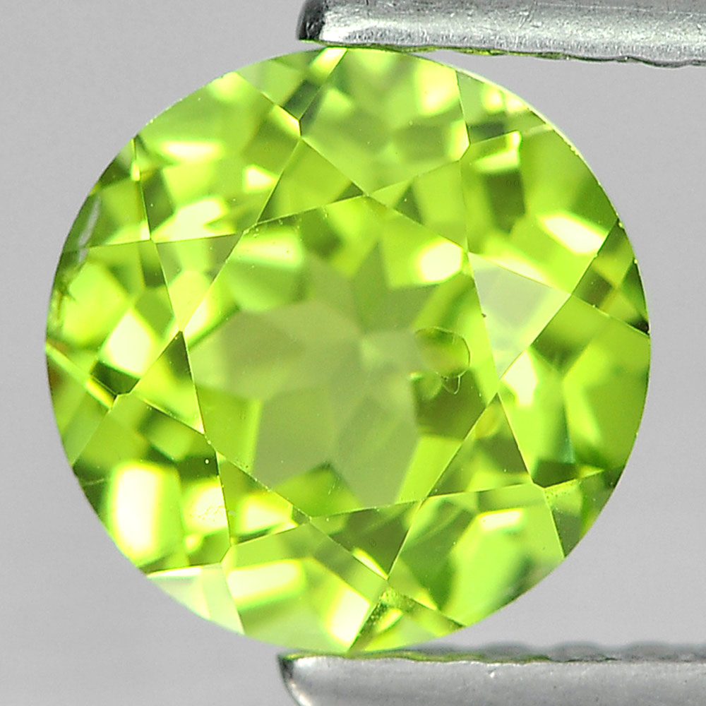 1.75 Ct. Round Shape Natural Gemstone Green Peridot From Pakistan Unheated
