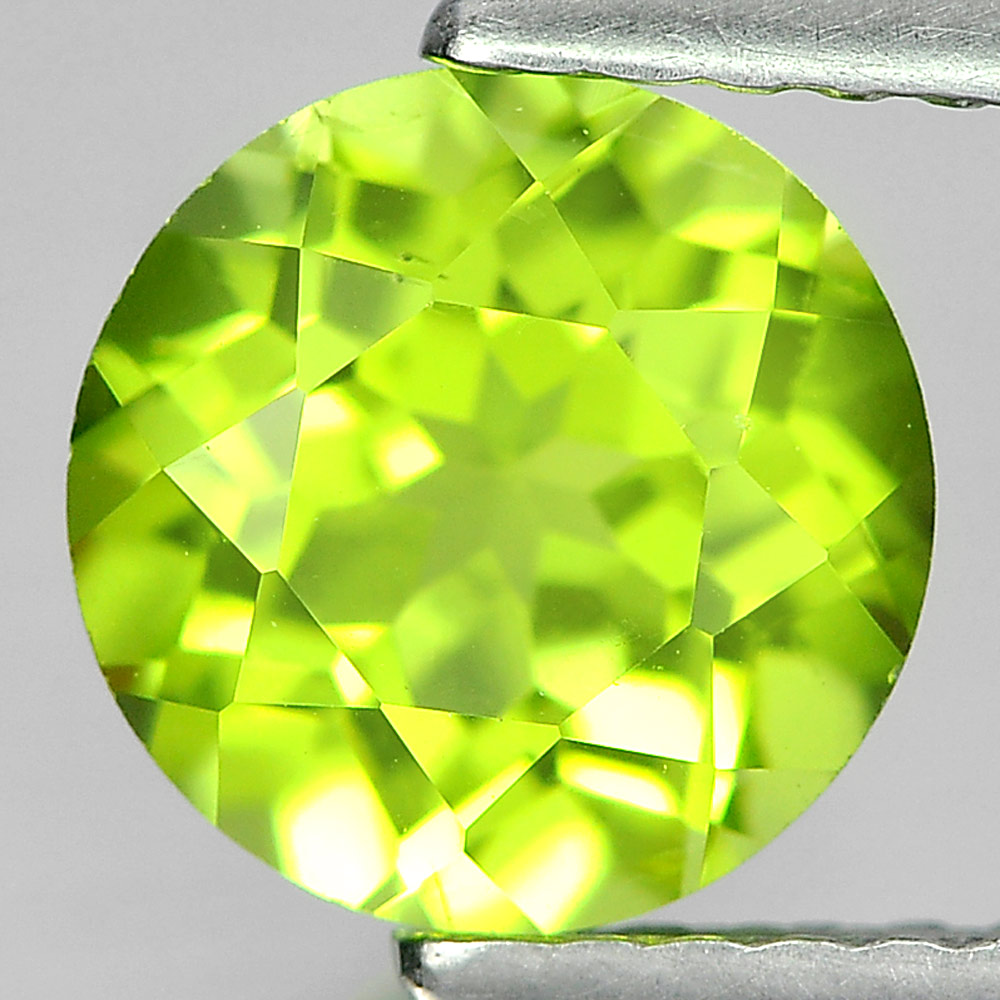 1.67 Ct. Round Shape Natural Gemstone Green Peridot From Pakistan Unheated