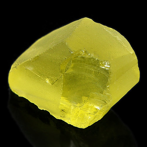 30.34 Ct. Natural Yellow Quartz Rough Gemstone Unheated