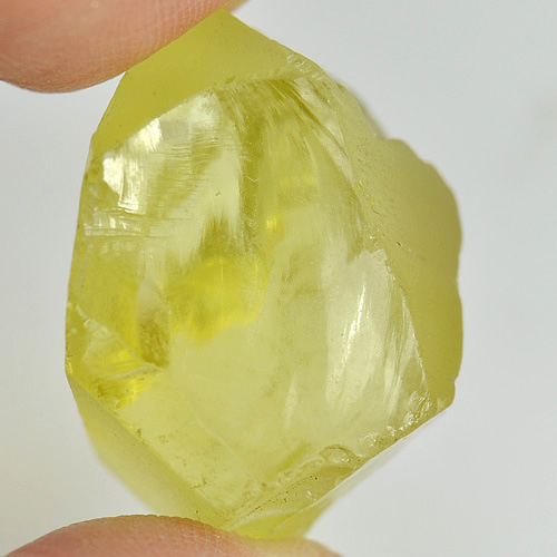 Unheated 46.81 Ct. Good Natural Yellow Quartz Rough Gemstone