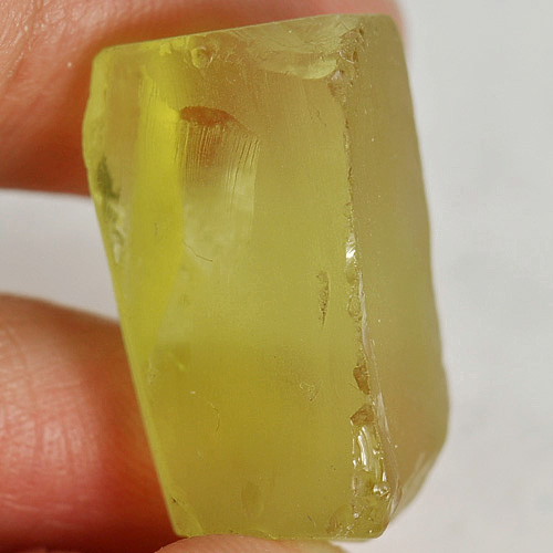 34.21 Ct. Natural Yellow Quartz Rough Gemstone Unheated