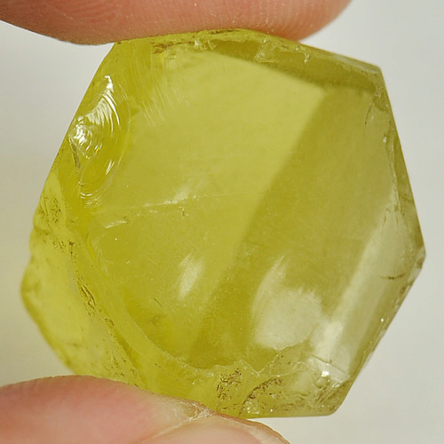 Unheated 30.21 Ct. Good Natural Yellow Quartz Rough Gemstone