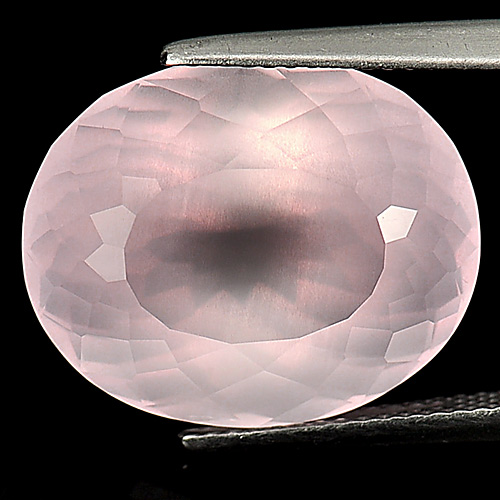 17.64 Ct. Oval Shape Natural Gemstone Clean Rose Pink Quartz Unheated