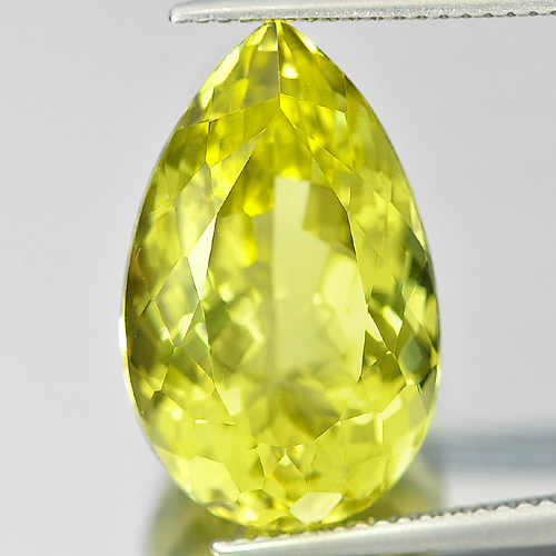 13.88 Ct. Beautiful Pear Shape Natural Yellow Lemon Quartz Gemstones