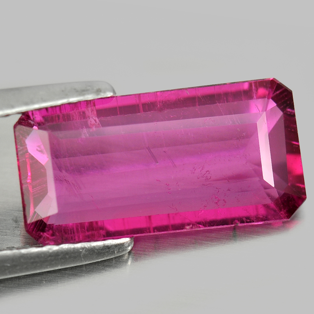 Unheated 2.75 Ct. Octagon Natural Sweet Pink Rubellite Nigeria