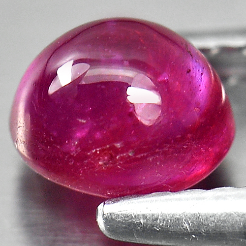 1.30 ct. Dazzling Natural Oval Cab Red RUBY Madagascar