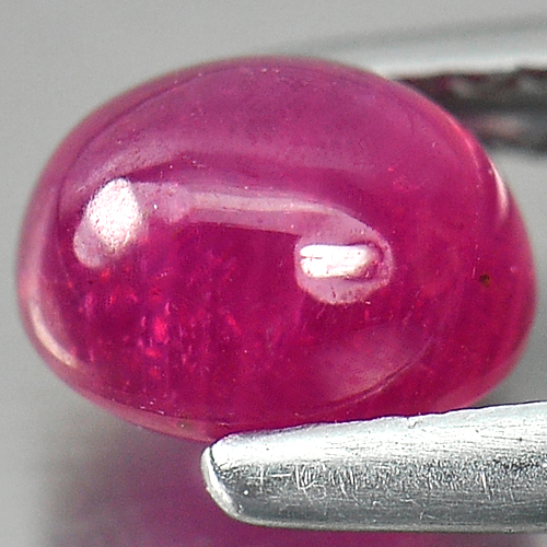 1.33 Ct. Awesome Oval Cabochon Natural Red Pink Ruby