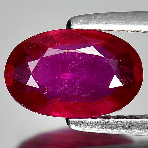 1.78 Ct. Nice Oval Natural Gem Purplish Pink Ruby Mozambique