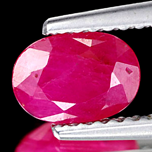 1.02 Ct. Oval Shape Natural Gem Purplish Pink Ruby