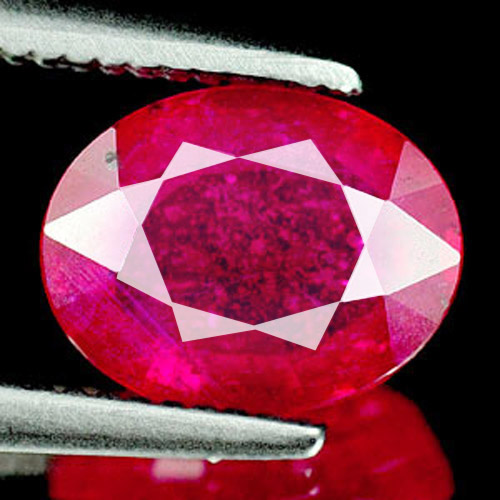 1.69 Ct. Oval Shape Natural Gem Purplish Pink Ruby Mozambique