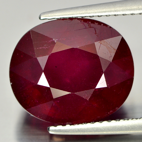 9.97 Ct. Oval Shape Natural Gemstone Red Ruby Madagascar