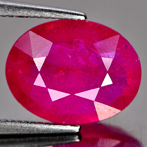 4.24 Ct. Charming Natural Gemstone Purplish Red Ruby Oval Shape