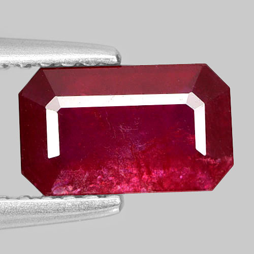 Certified Unheated Gem 1.42 Ct. Natural Purplish Red Ruby