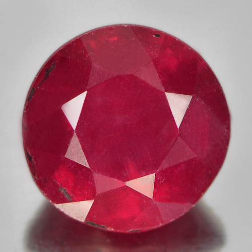 1.13 Ct. Round Shape Natural Gem Pinkish Red Ruby Madagascar