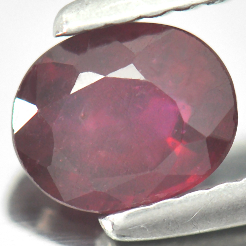 0.98 Ct. Delightful Natural Gem Pinkish Red Ruby Oval Shape