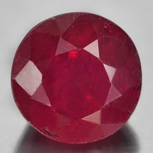 1.00 Ct. Calibrate Size Round Natural Gem Red Ruby Madagascar