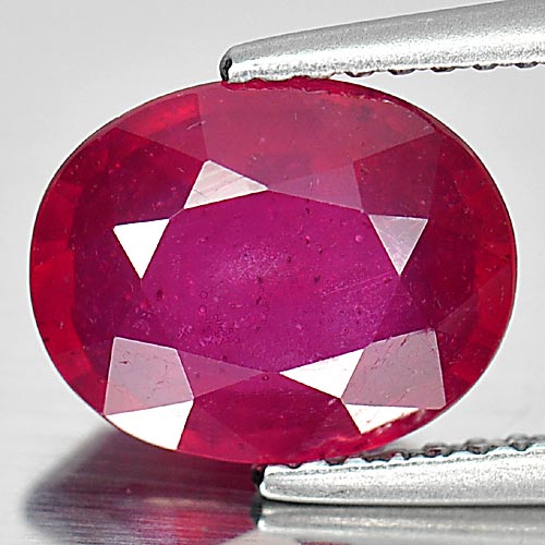 3.27 Ct. Beauteous Oval Shape Natural Gem Red Ruby Mozambique