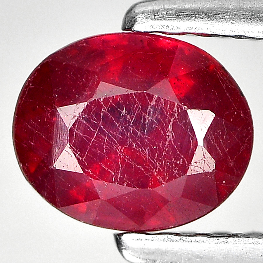 1.07 Ct. Oval Shape Natural Purplish Red Ruby From Madagascar