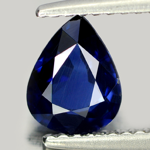 1.04 Ct. Pear Shape Natural Gem Blue Sapphire Thailand