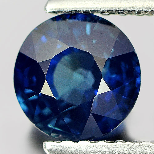 Certified Round Shape 1.42 Ct. Natural Blue Sapphire Gemstone Madagascar