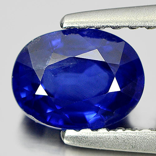Certified Blue Sapphire 1.16 Ct. Oval Shape 6.72 x 5.15 Mm. Natural Gemstone