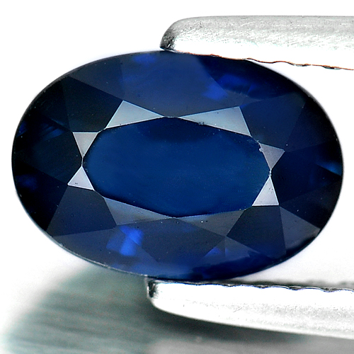 Certified 1.75 Ct. Natural Blue Sapphire Oval Shape Madagascar