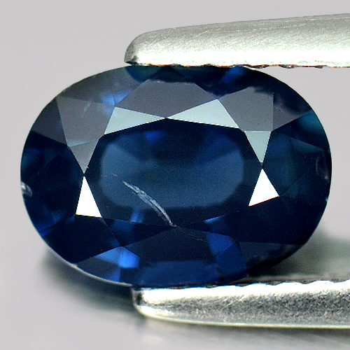 1.58 Ct. Certified Natural Blue Sapphire Gemstone Oval Shape Madagascar
