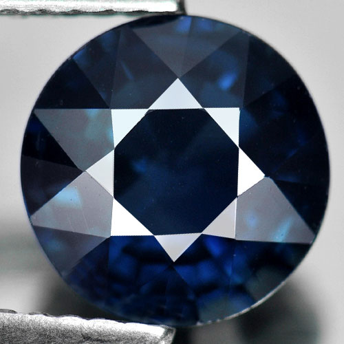 2.60 Ct. Certified Round Shape Natural Blue Sapphire Gemstone Madagascar