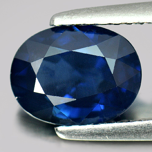 Certified 2.13 Ct. Natural Blue Sapphire Gemstone Oval Shape From Madagascar