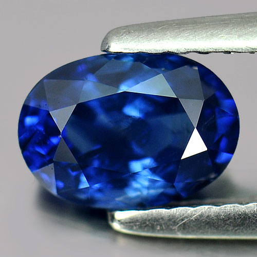 Certified 1.51 Ct. Oval Shape Natural Blue Sapphire From Madagascar