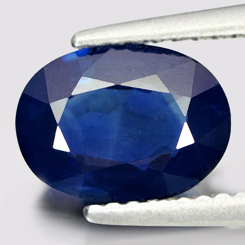 2.15 Ct. Certified Natural Gemstone Blue Sapphire Oval Shape Madagascar