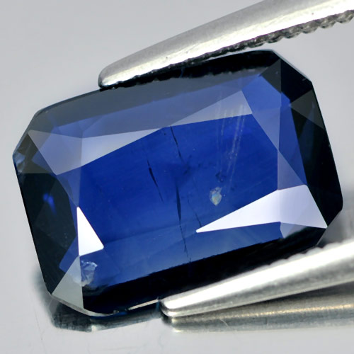 2.00 Ct. Natural Blue Sapphire Gemstone Octagon Shape From Thailand