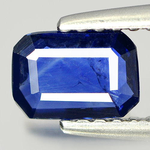 Certified Unheated 0.55 Ct. Natural Gemstone Blue Sapphire Octagon Madagascar